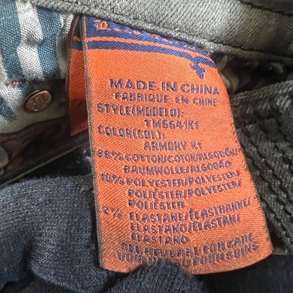 Rock Revival Armory Biker Faded Gray Distressed Embellished Jeans - Picture 16 of 17